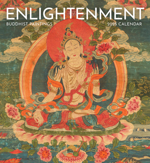 Enlightenment: Buddhist Paintings 2025 Wall Calendar_Front_Flat