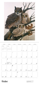 A Birder's View: Paintings by John A. Ruthven 2025 Wall Calendar_Interior_2