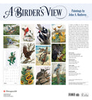 A Birder's View: Paintings by John A. Ruthven 2025 Wall Calendar_Back_Multipiece