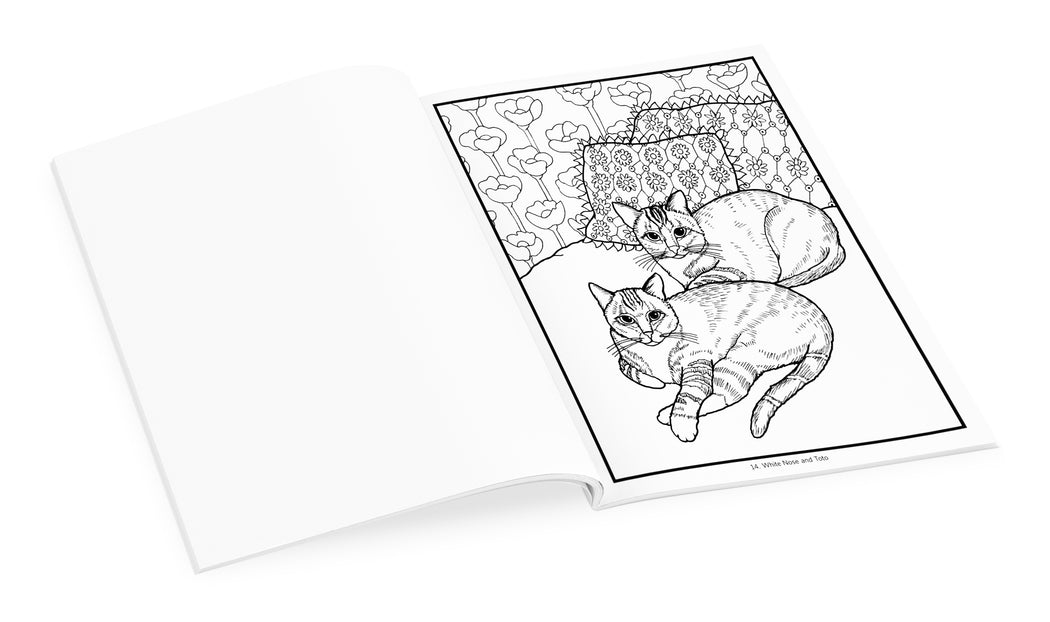 Mimi Vang Olsen: Cats Coloring Book_Interior_1