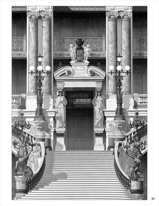 Charles Garnier: Designs for the Paris Opera House Colouring Book_Interior_1