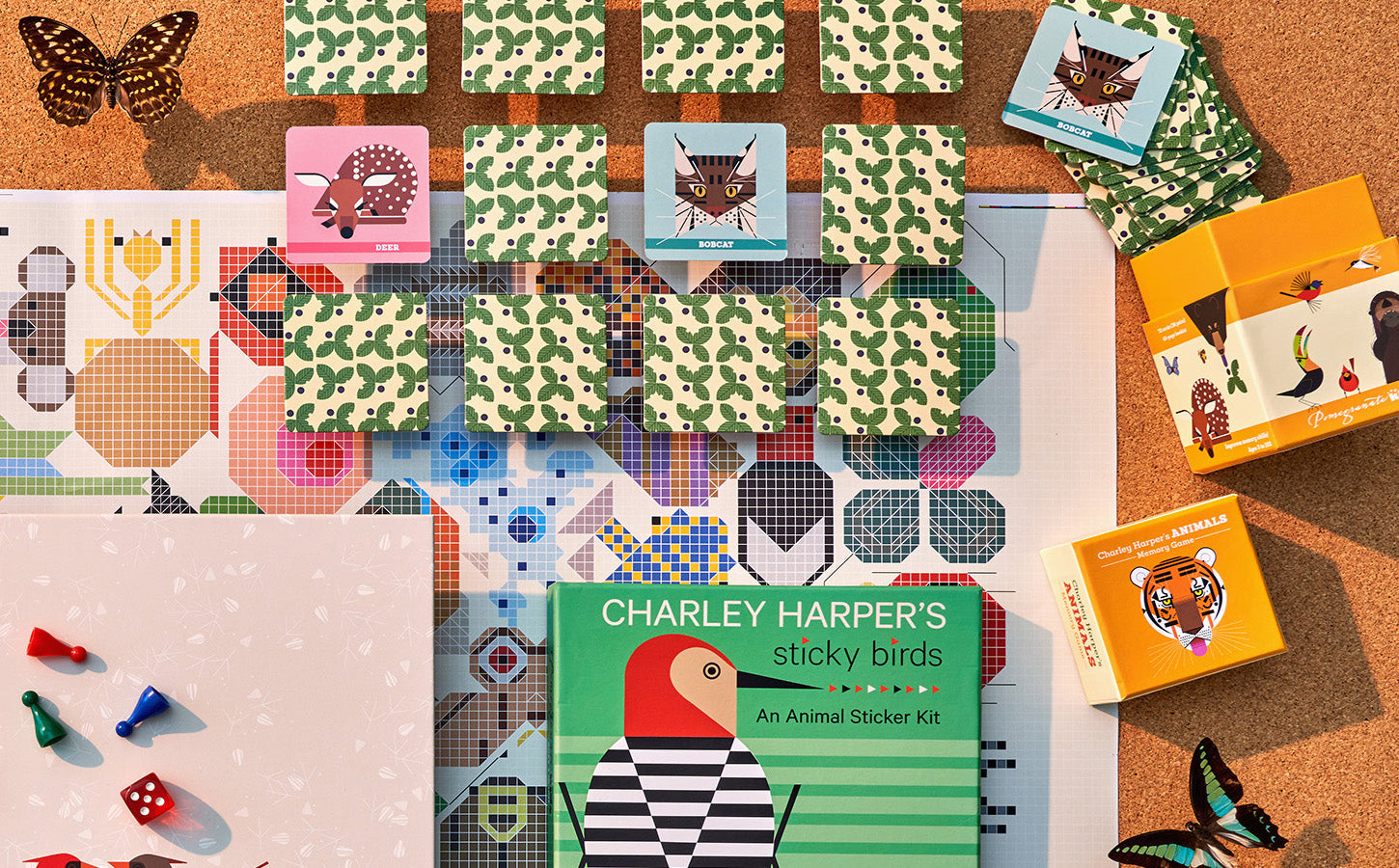 Games and activities featuring art from Charley Harper