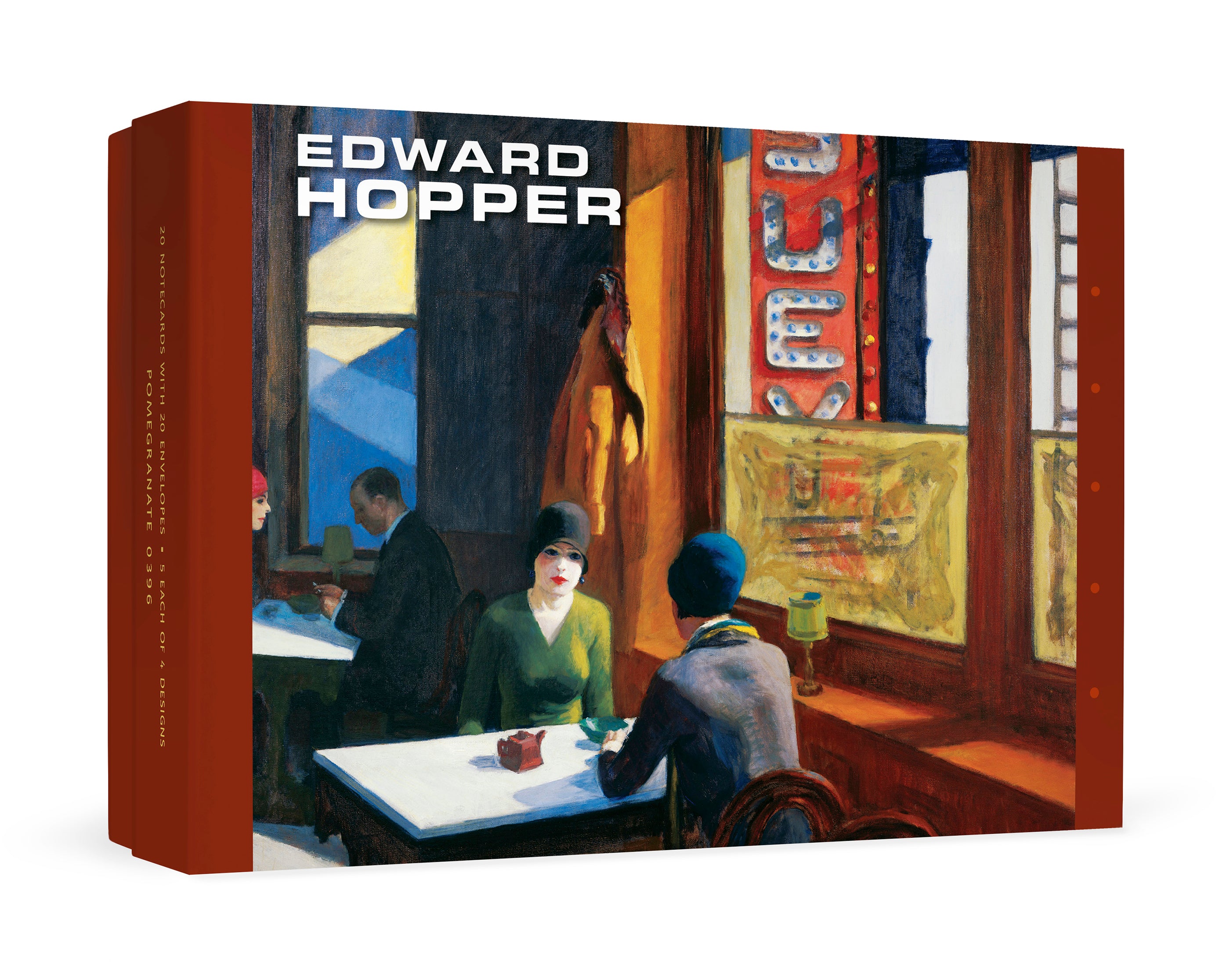 Edward Hopper Boxed Notecard Assortment – Pomegranate
