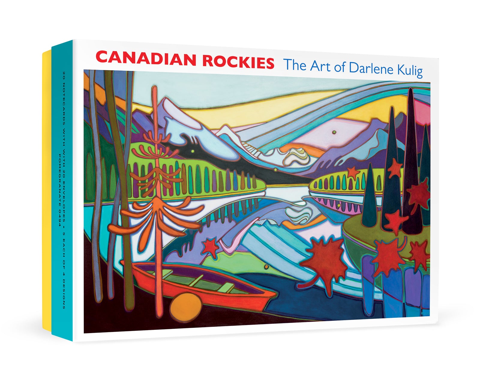 Canadian Rockies: The Art of Darlene Kulig Boxed Notecard Assortment_Front_3D