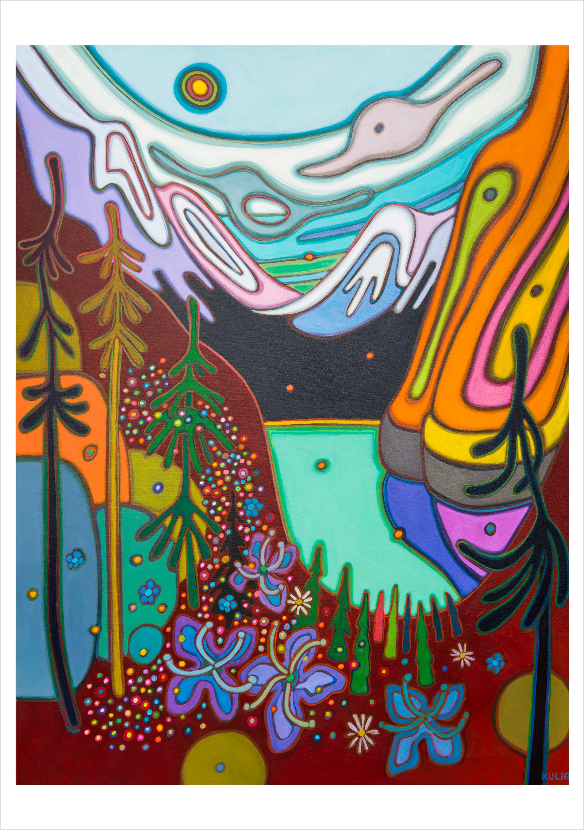 Canadian Rockies: The Art of Darlene Kulig Boxed Notecard