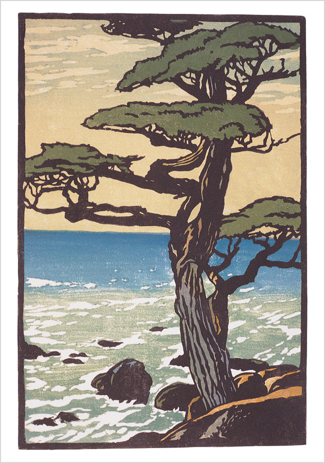 Arts and Crafts Block Prints by William S. Rice Boxed Notecard