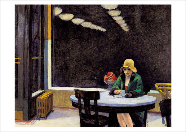 Edward Hopper: Automat Postcard – Pomegranate