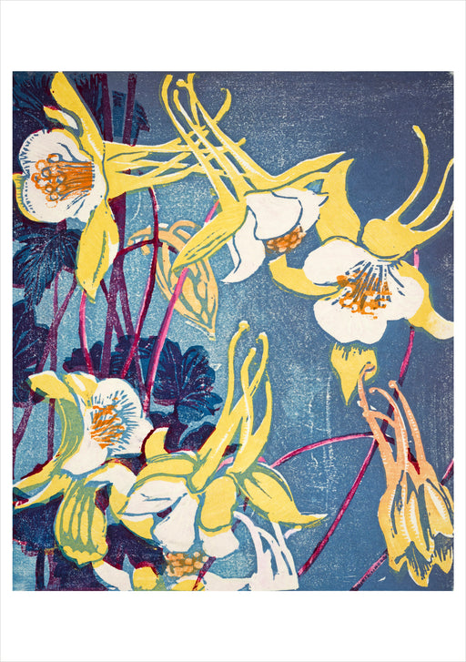 Mabel Royds: Columbines Notecard_Front_Flat