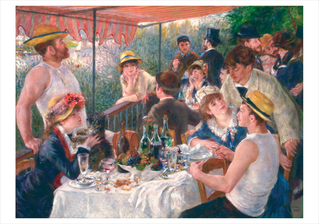 Pierre-Auguste Renoir カードセット 10枚 Pierre-Auguste Renoir: Luncheon of the Boating Party Notecard