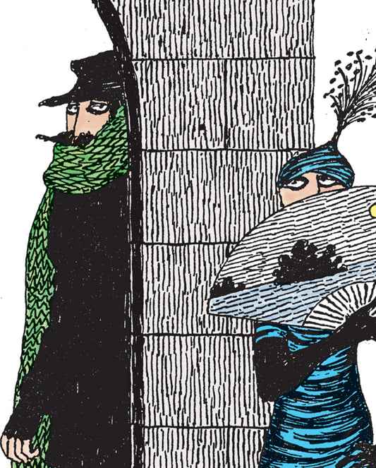 Edward Gorey: Mystery! Bookmark_Front_Flat