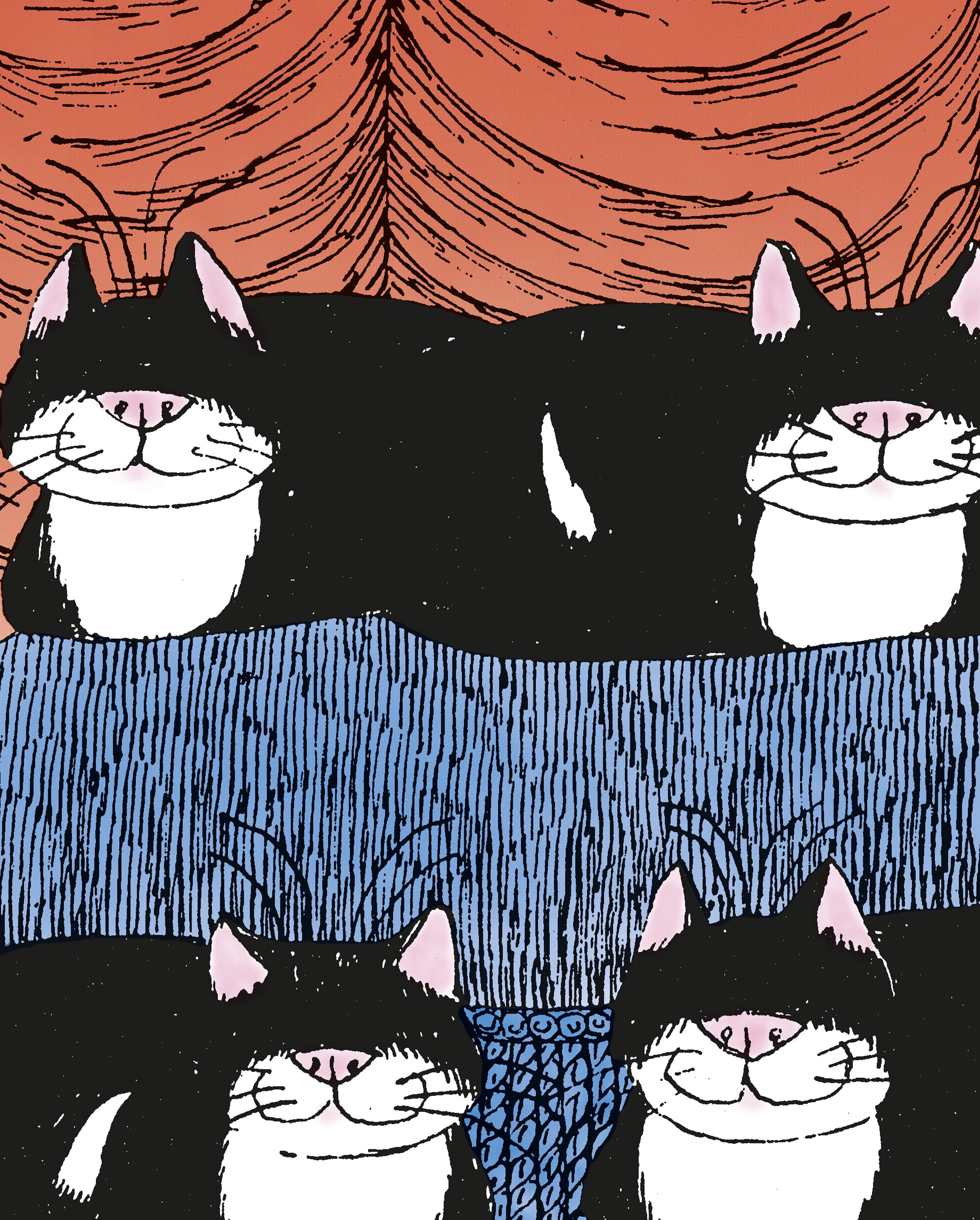 Edward Gorey: Jellicle Cats Bookmark – Pomegranate
