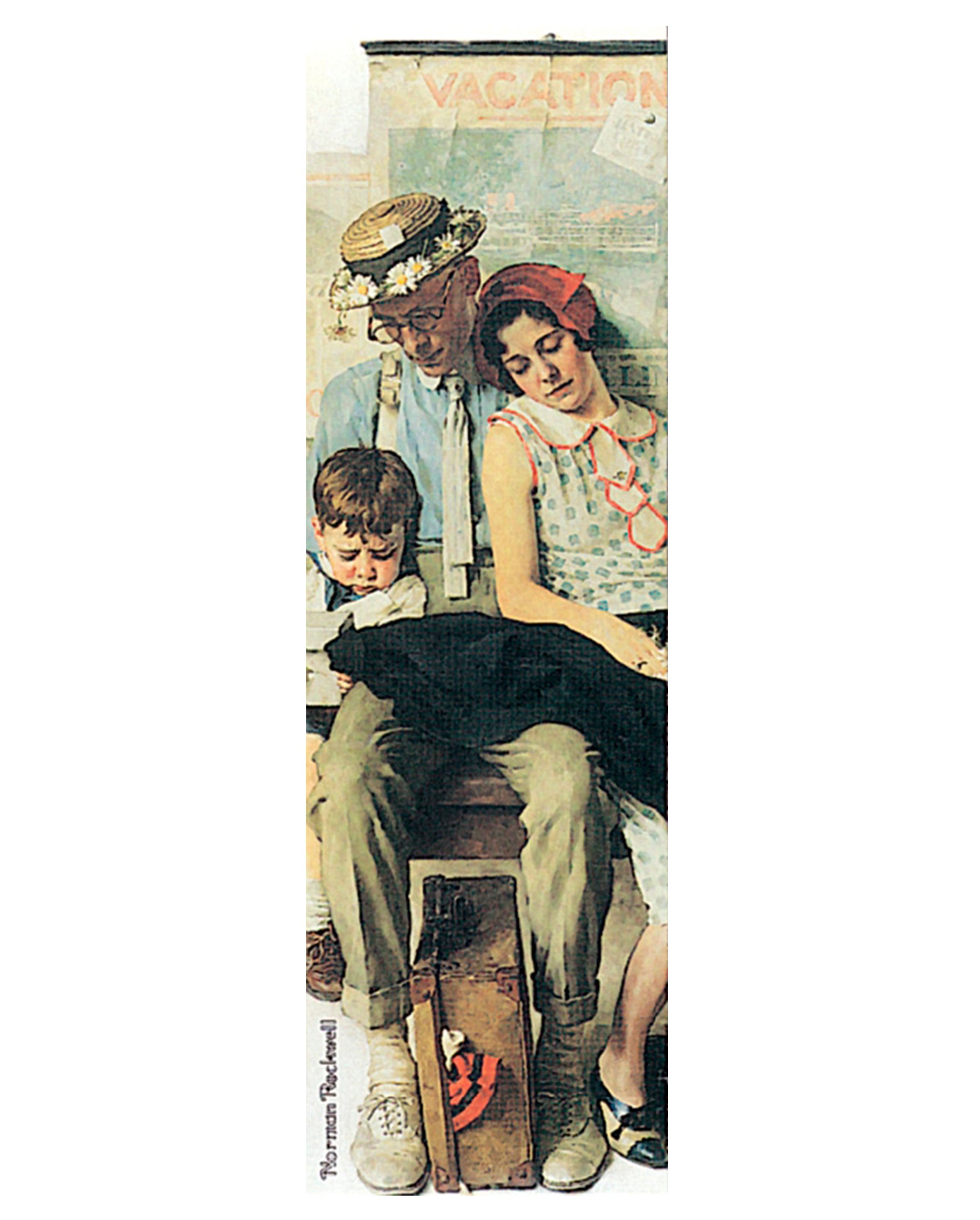 Norman Rockwell: Family Home from Vacation Bookmark – Pomegranate