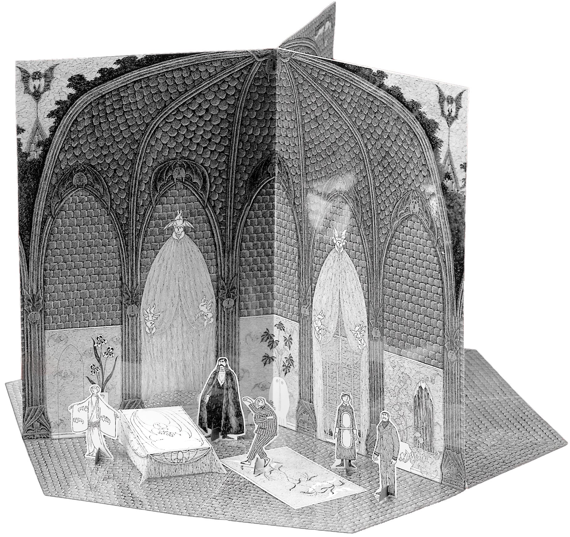 Edward Gorey's Dracula: A Toy Theatre – Pomegranate