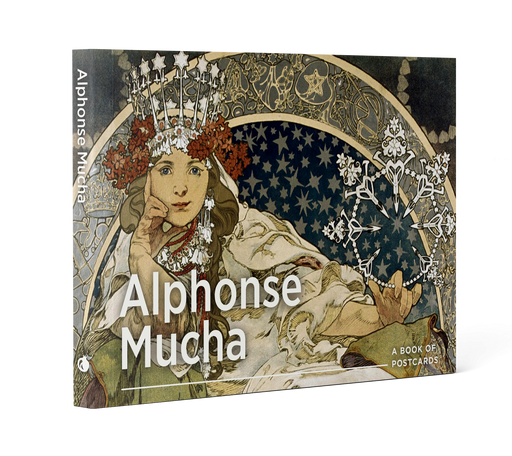 Alphonse Mucha Book of Postcards_Front_3D
