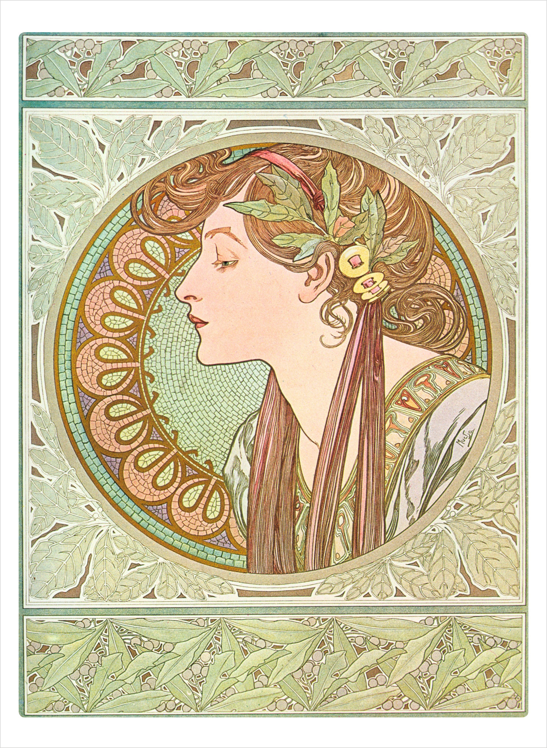 Alphonse Mucha Book of Postcards – Pomegranate