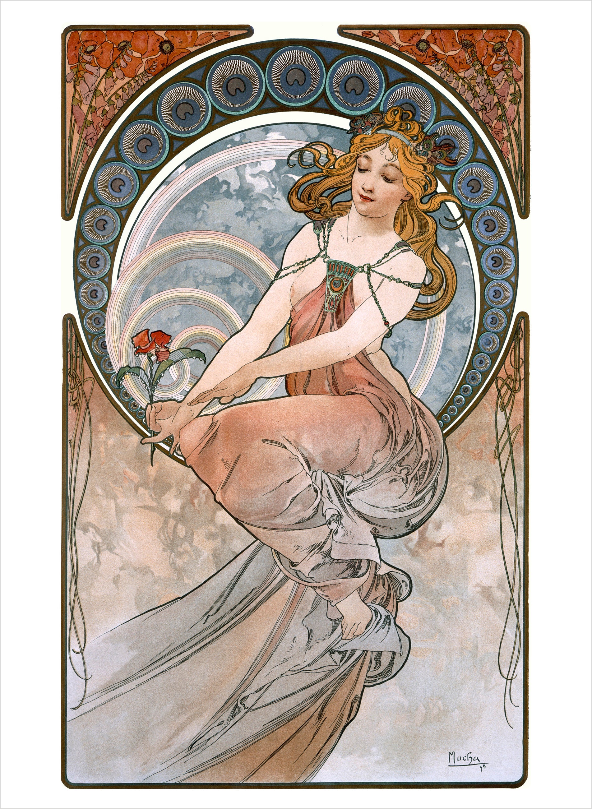 Alphonse Mucha Book of Postcards – Pomegranate
