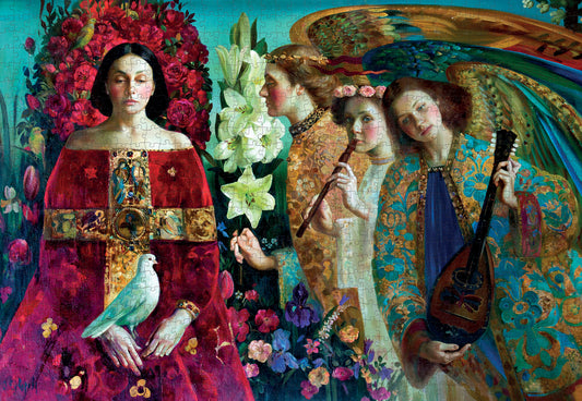 Olga Suvorova: Annunciation 1000-Piece Jigsaw Puzzle_Primary