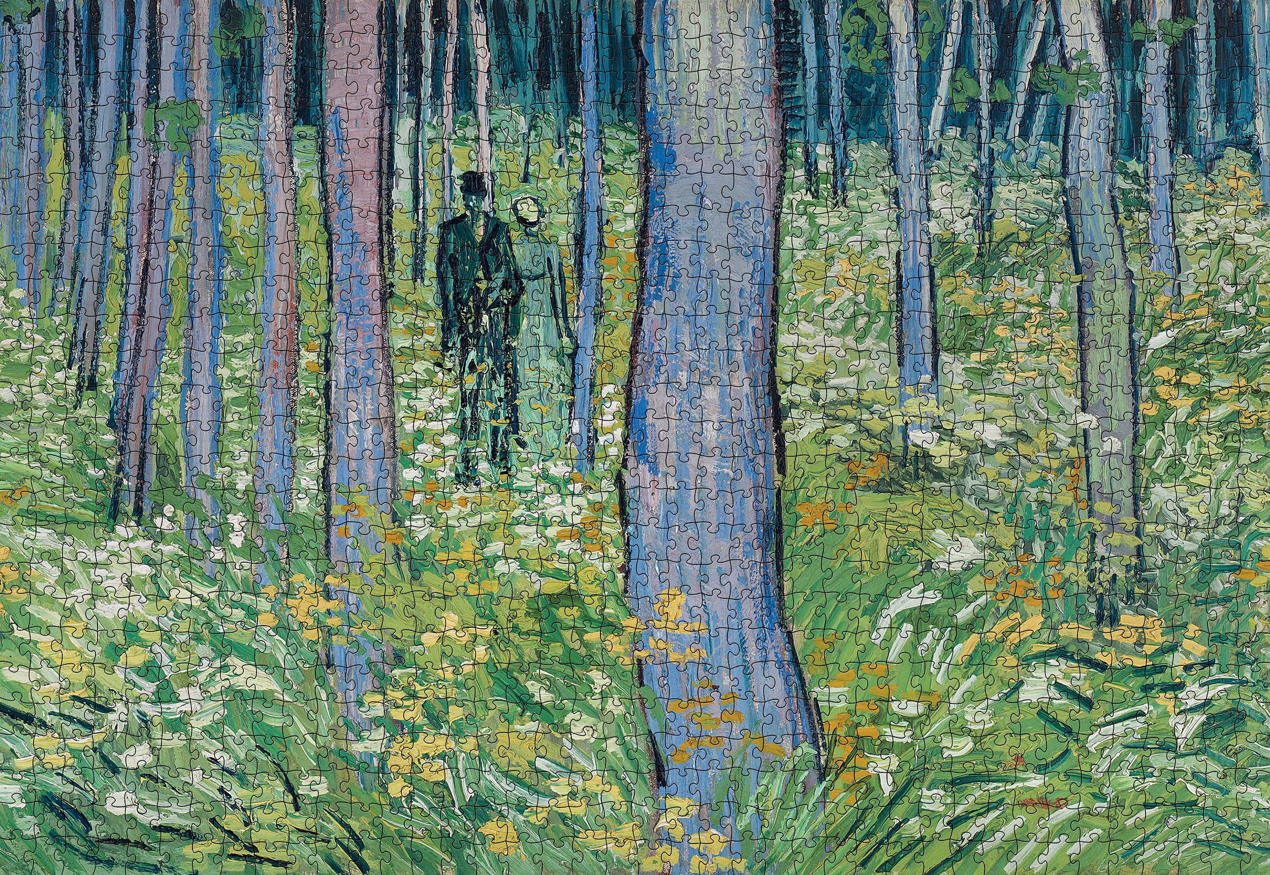 Vincent van Gogh: Undergrowth with Two Figures 1000-Piece Jigsaw
