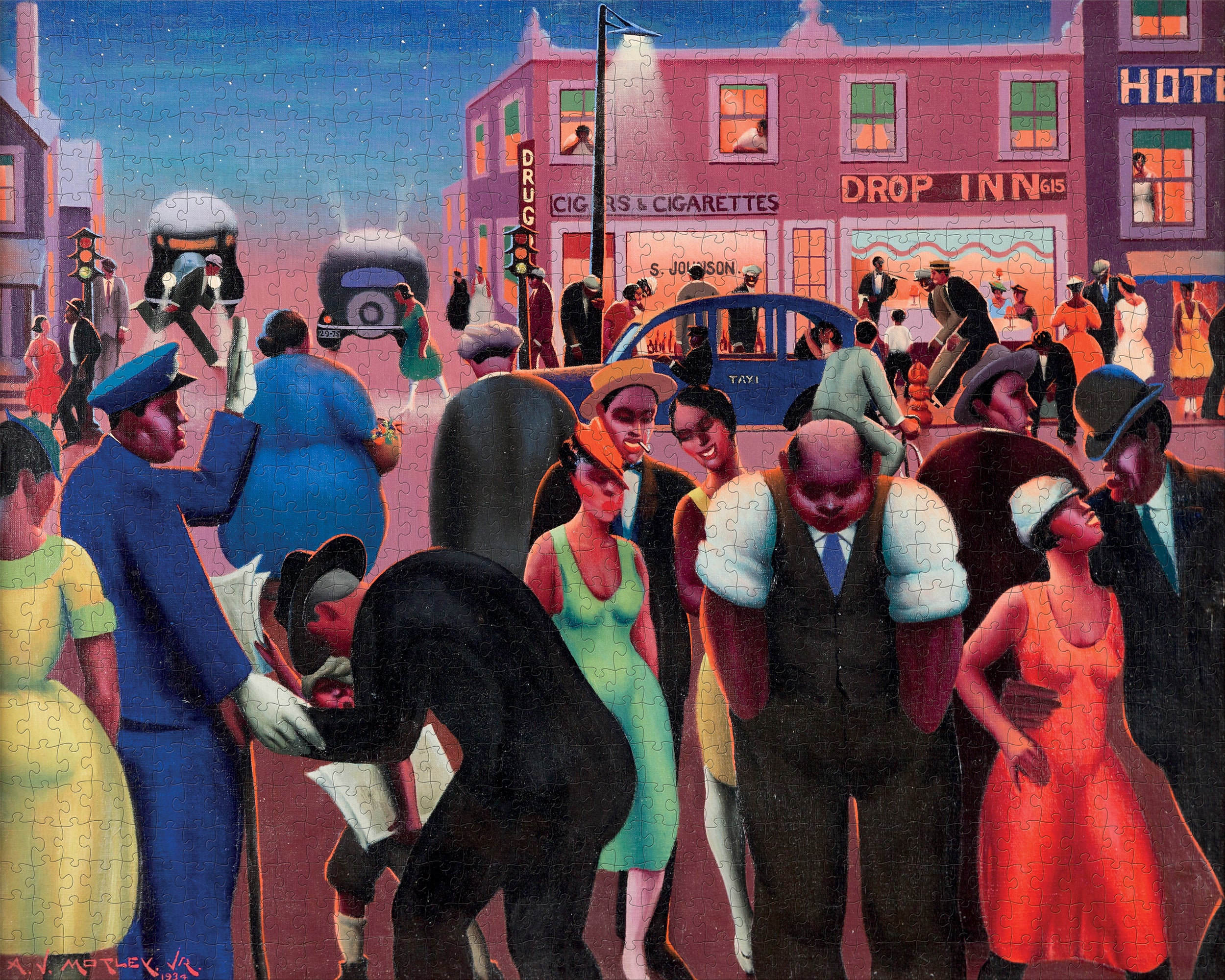 Archibald Motley: Black Belt 1000-Piece Jigsaw Puzzle – Pomegranate