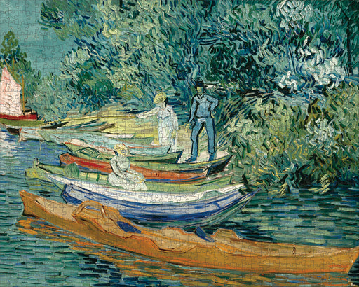 Vincent van Gogh: Bank of the Oise at Auvers 1000-Piece Jigsaw Puzzle_Zoom