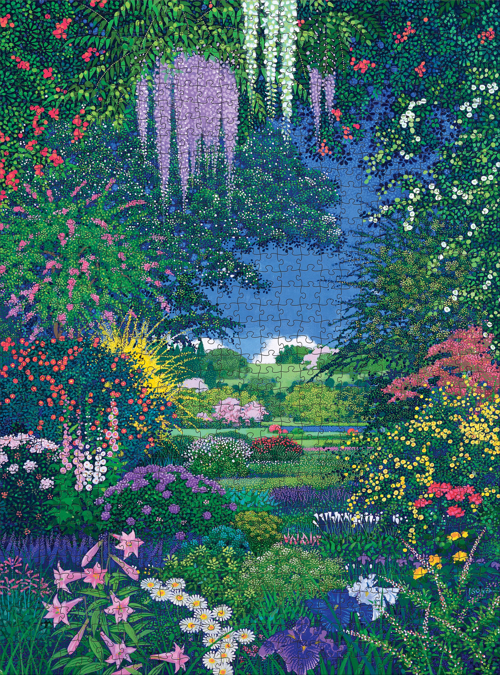 Hiroo Isono: Full Bloom 1000-Piece Jigsaw Puzzle – Pomegranate