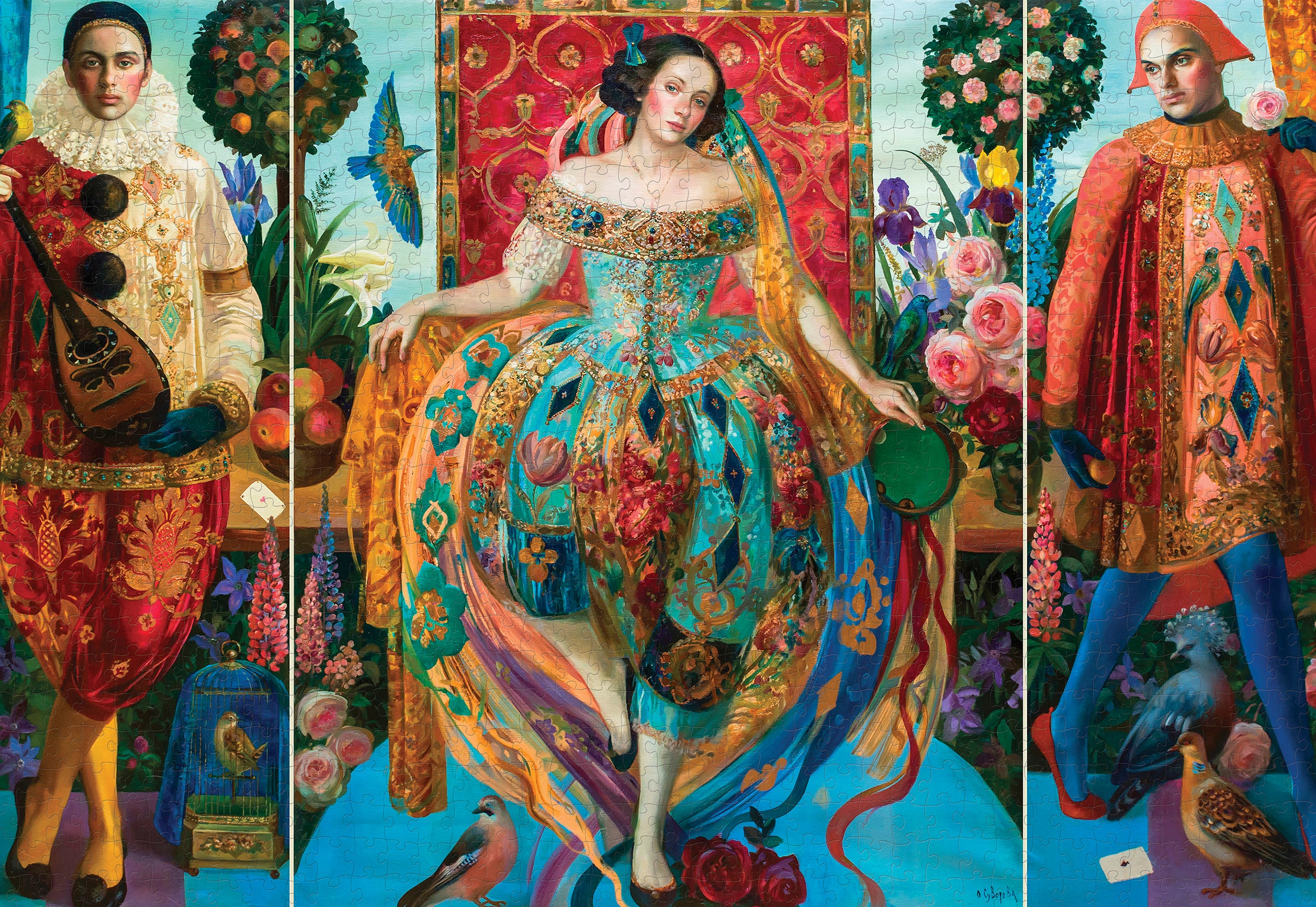 Olga Suvorova: Dancer 1000-Piece Jigsaw Puzzle – Pomegranate