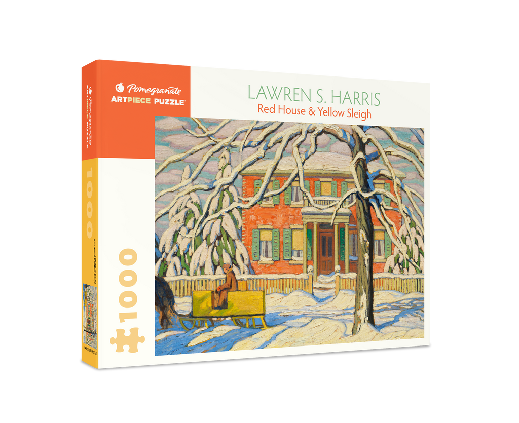 Red house & yellow sleigh - Lawren S. Harris / Pomegranate, 500 pcs : r