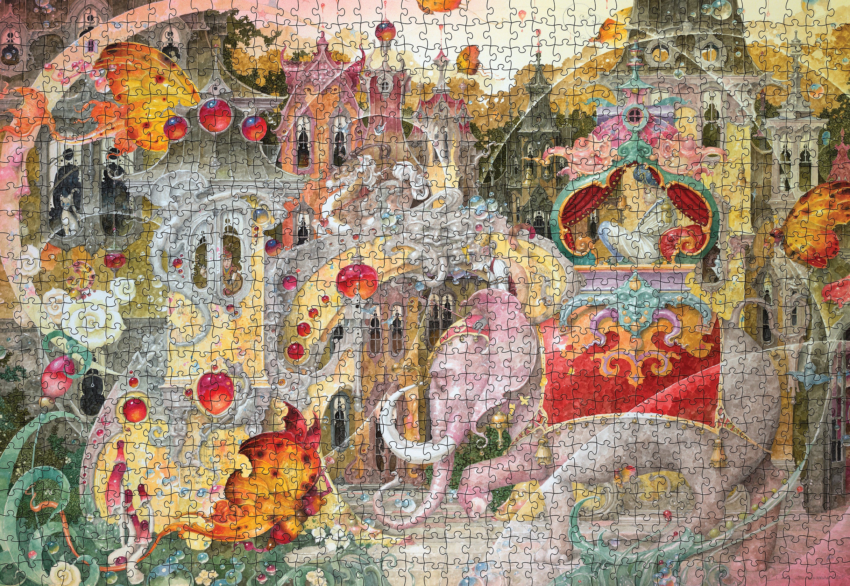 Daniel Merriam: Moon Voyage 1000-Piece Puzzle – Pomegranate