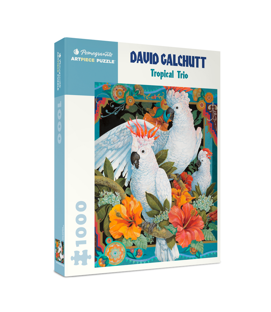 David Galchutt: Tropical Trio 1000-Piece Jigsaw Puzzle – Pomegranate