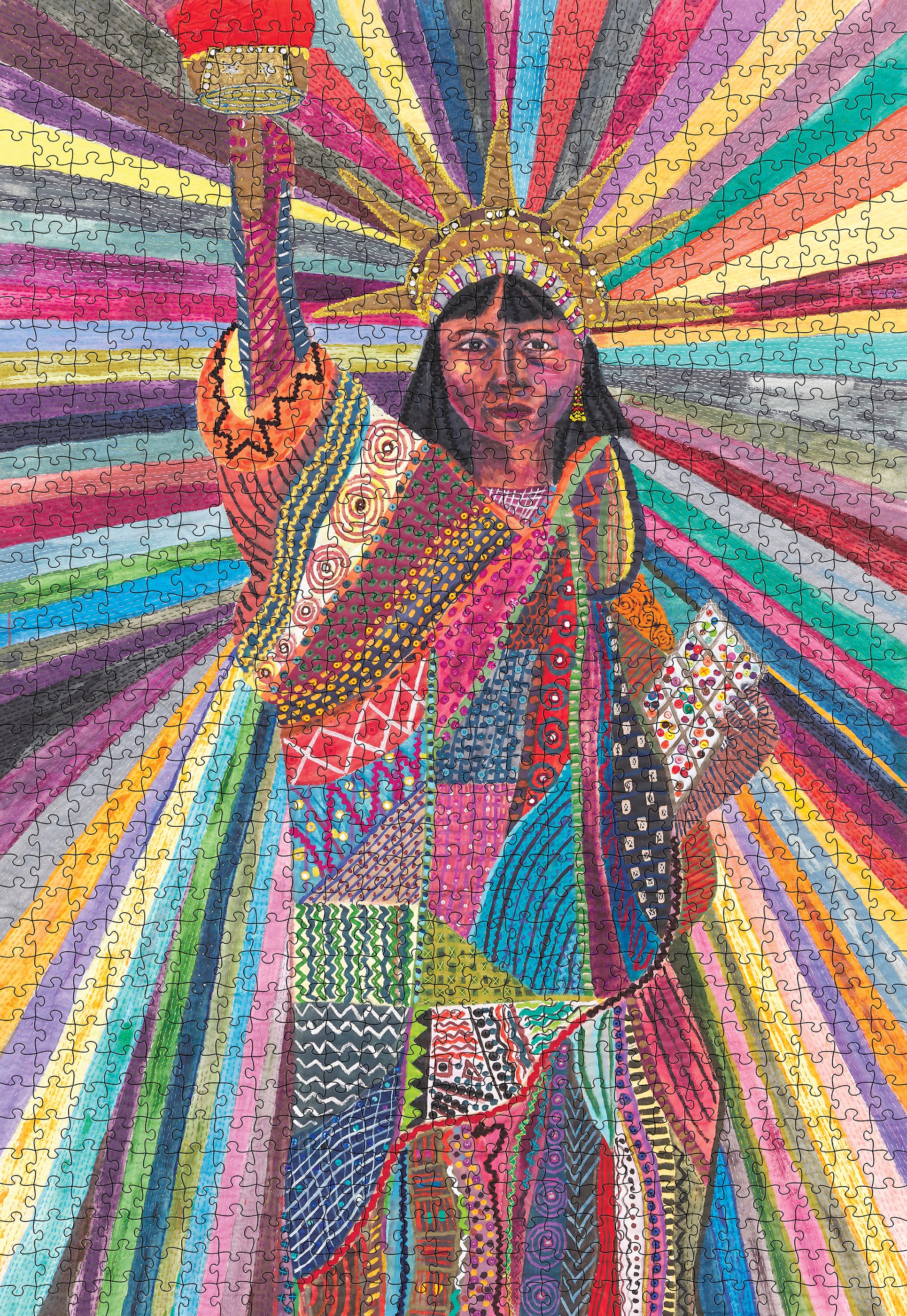 Granadaページ Pacita Abad: L.A. Liberty 1000-Piece Jigsaw Puzzle – Pomegranate