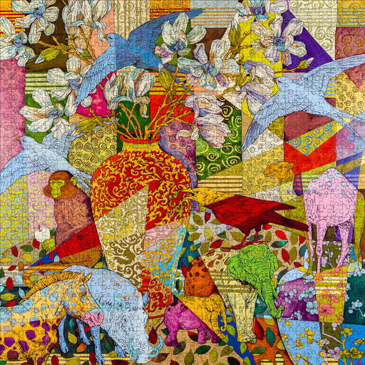 Grant Leier: Quilt 1000-Piece Jigsaw Puzzle_Zoom
