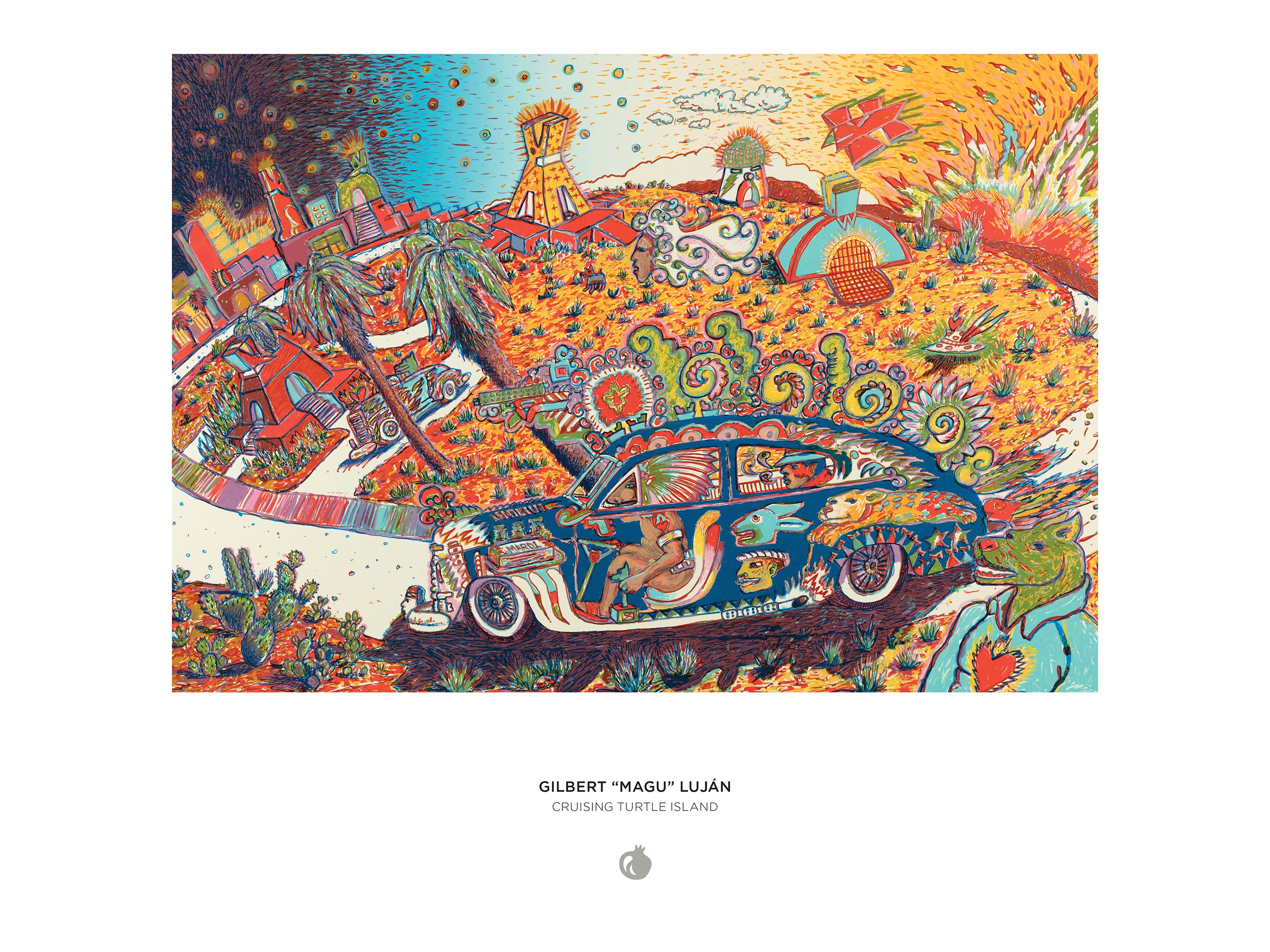 Gilbert “Magu” Luján: Cruising Turtle Island 1000-Piece Jigsaw