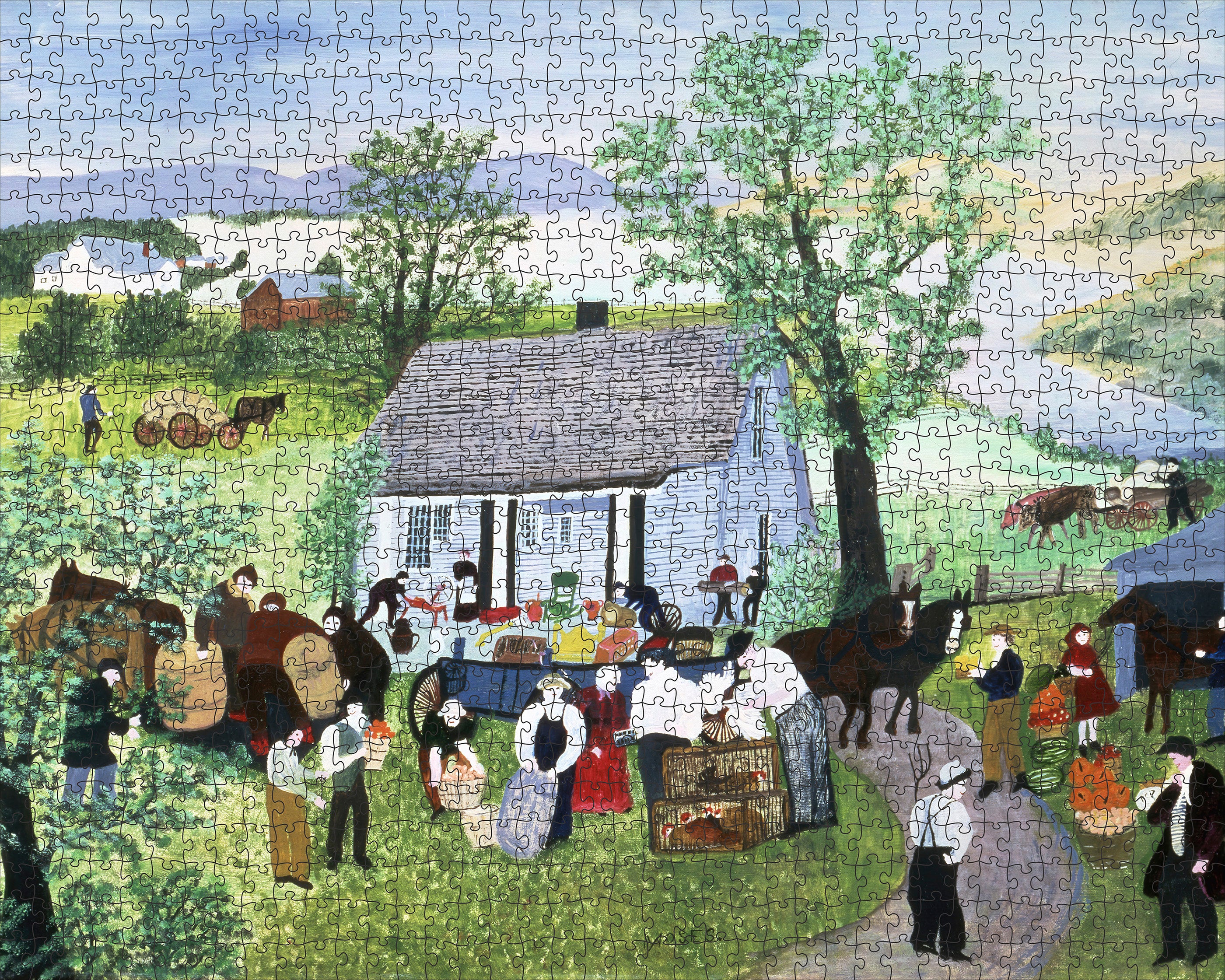 grandmaさま専用 Grandma Moses: Moving Day on the Farm 1000-Piece Jigsaw Puzzle