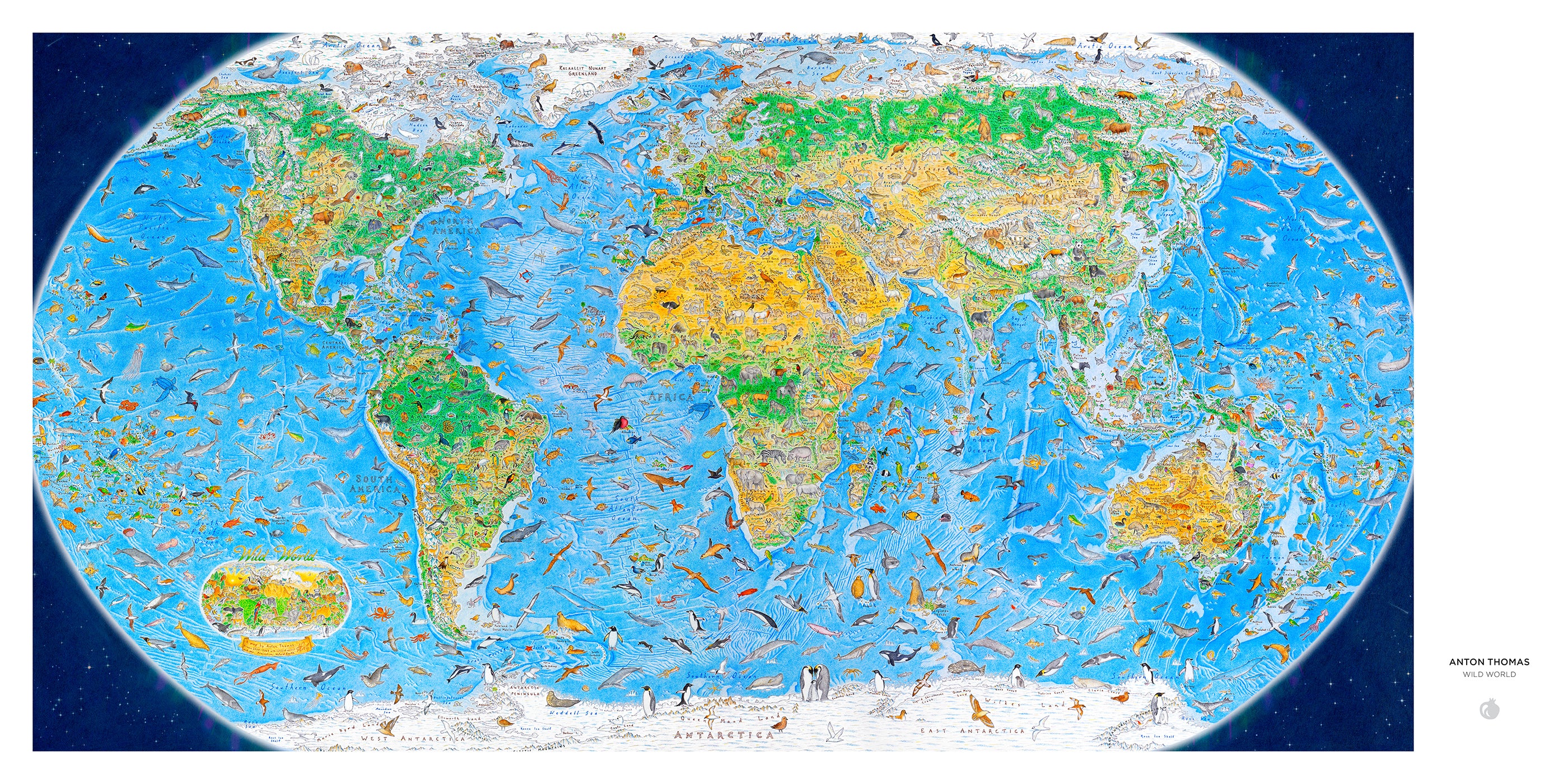 Anton Thomas: Wild World 1500-Piece Jigsaw Puzzle – Pomegranate