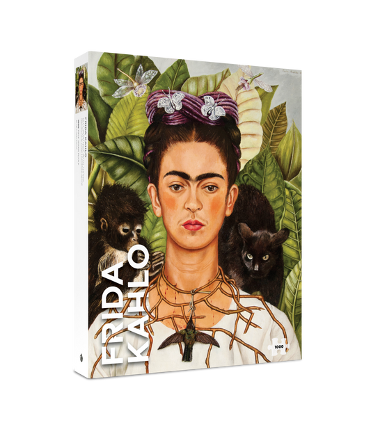 Frida Kahlo: Self-Portrait with Thorn Necklace and Hummingbird 1000-Piece Jigsaw Puzzle_Primary