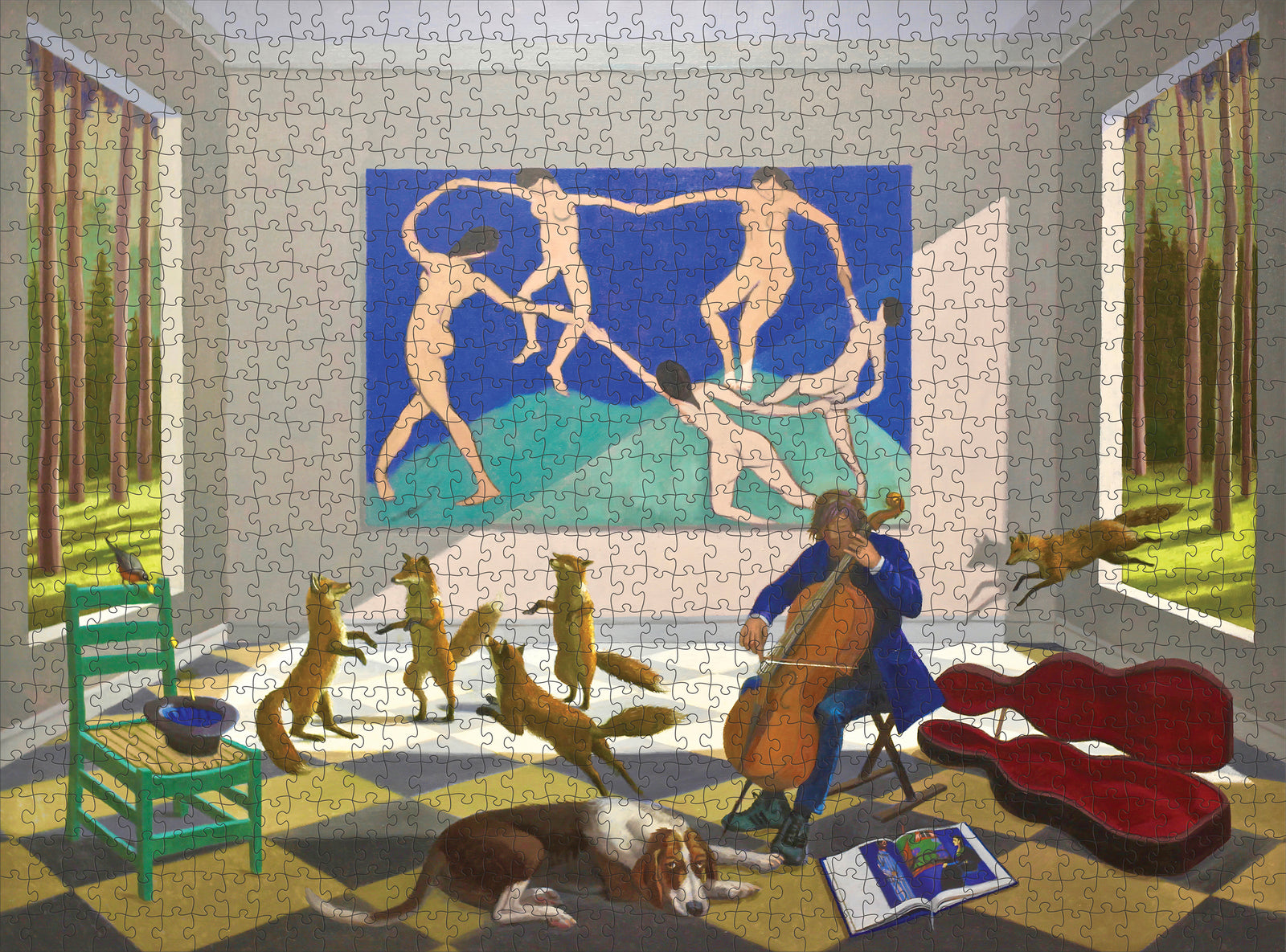 Kathryn Freeman: Dance 1000-Piece Jigsaw Puzzle_Zoom