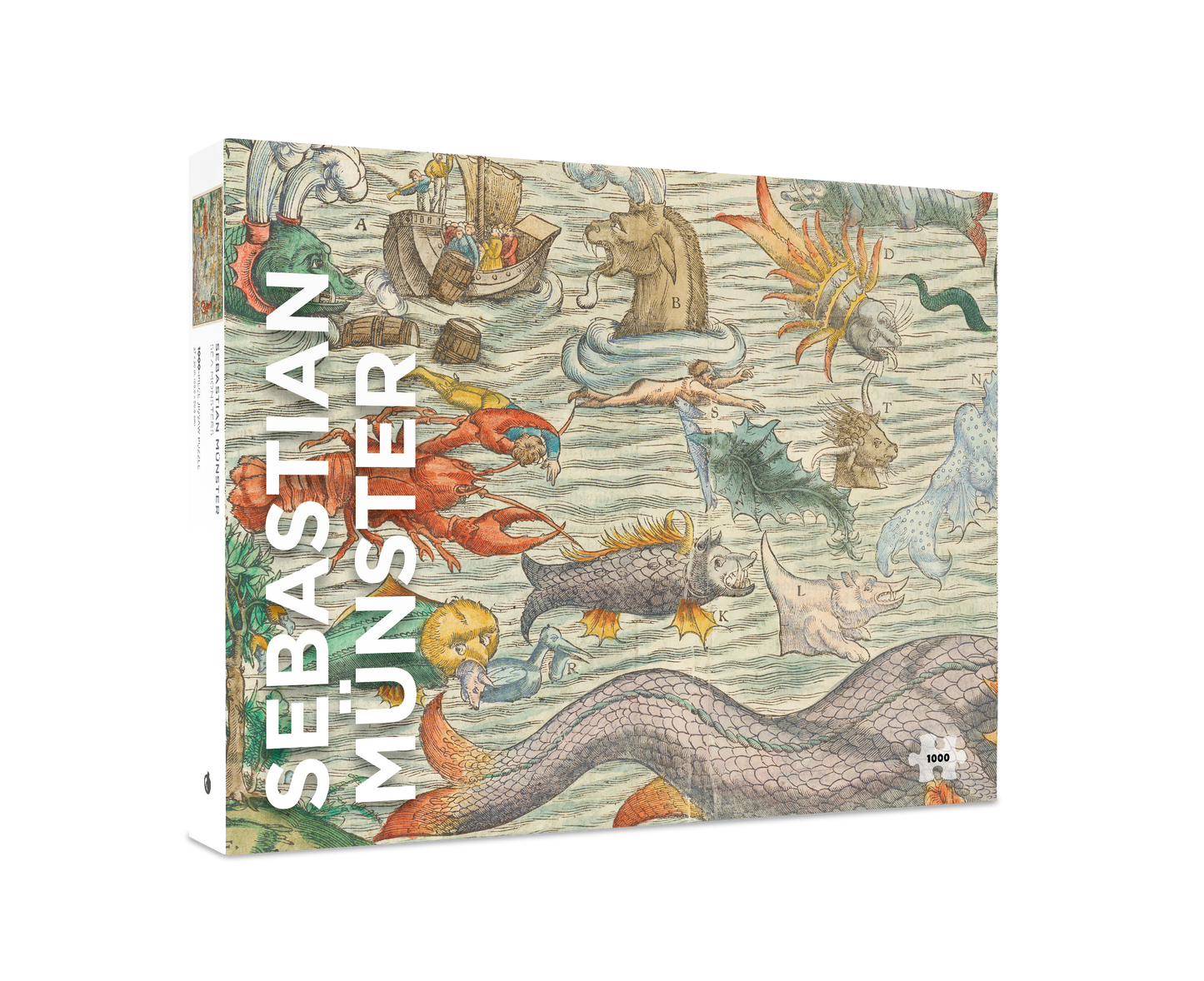 Sebastian Münster: Sea Monsters 1000-Piece Jigsaw Puzzle_Primary