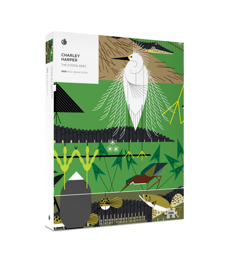 Charley Harper: The Everglades 1000-Piece Jigsaw Puzzle – Pomegranate