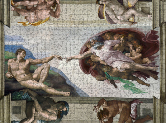Michelangelo: The Creation of Adam 1000-Piece Jigsaw Puzzle_Primary