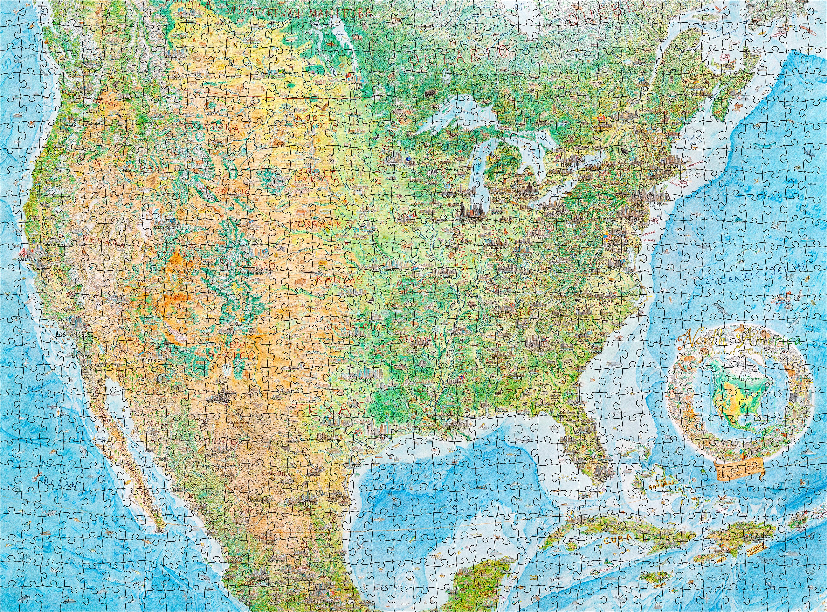 Anton Thomas: North America: Tundra to Tropics 1000-Piece Jigsaw