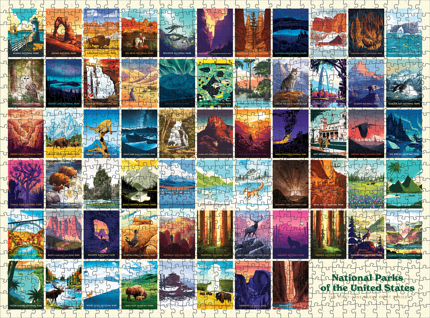 National Parks 1000-Piece Jigsaw Puzzle_Zoom