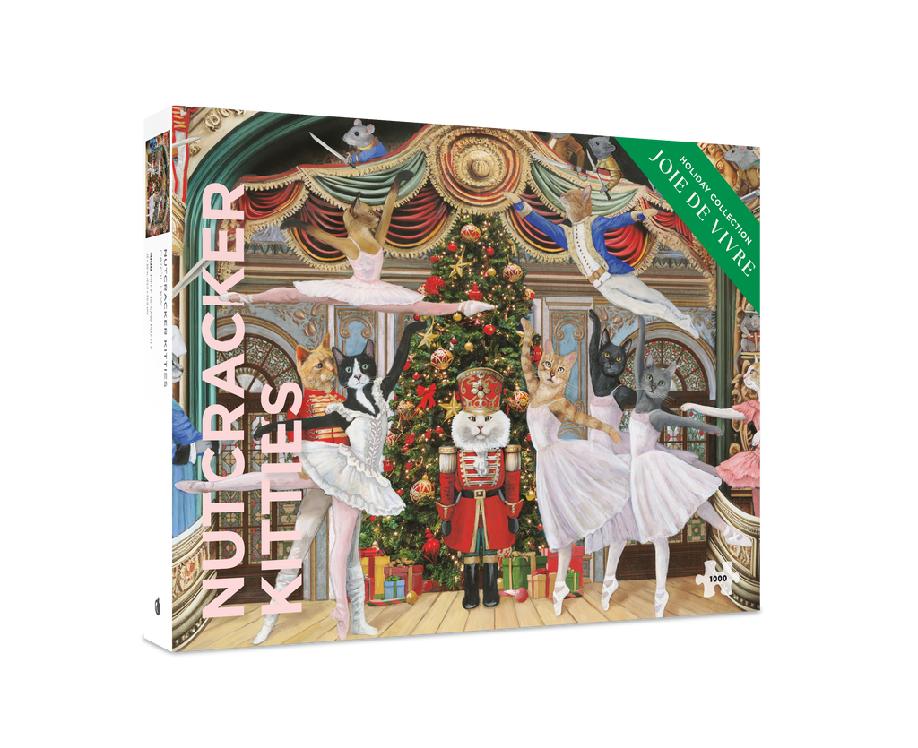 Carol Lew: Nutcracker Kitties 1000-Piece Jigsaw Puzzle – Pomegranate