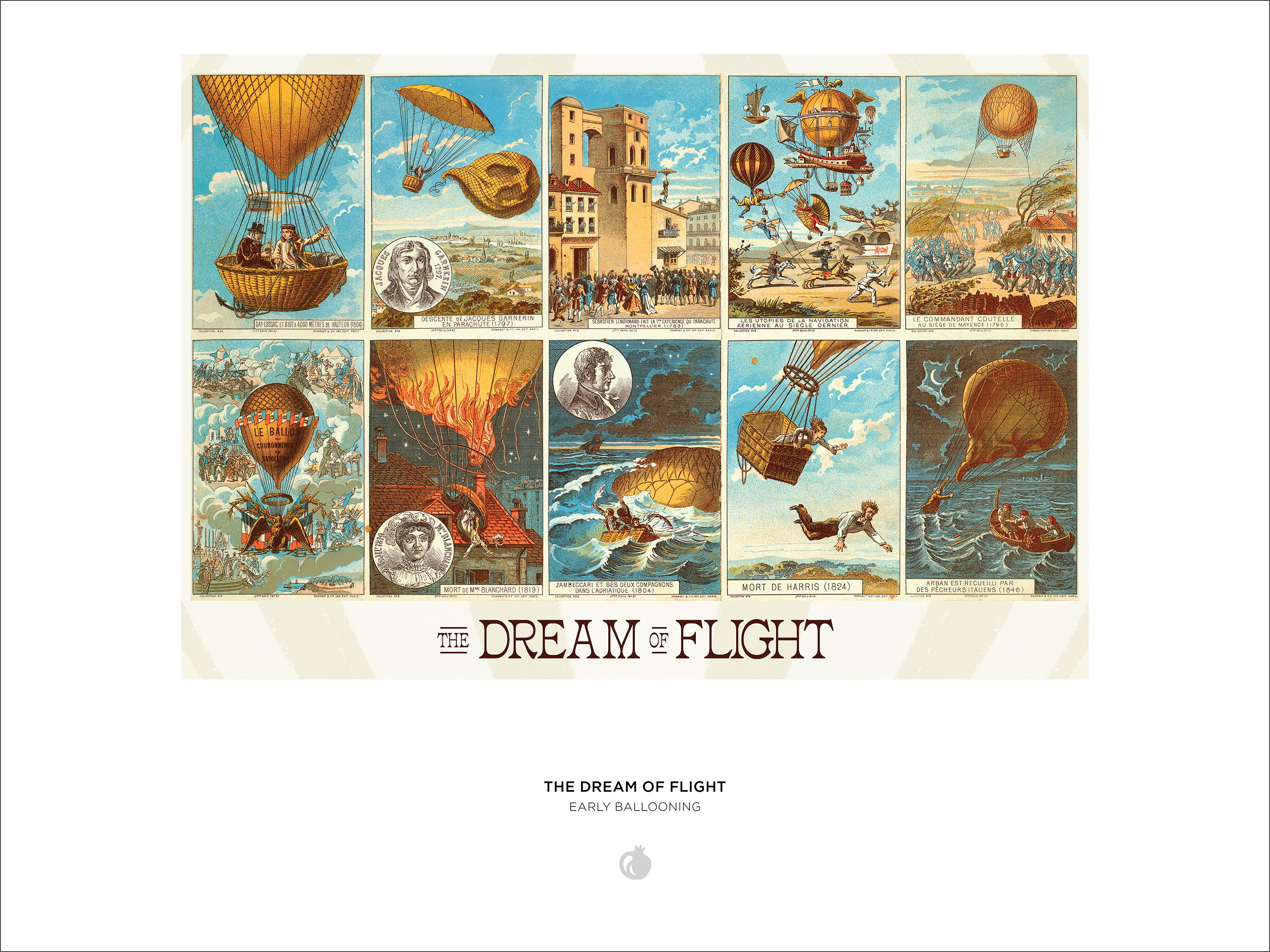 The Dream of Flight: Early Ballooning 1000-Piece Jigsaw Puzzle