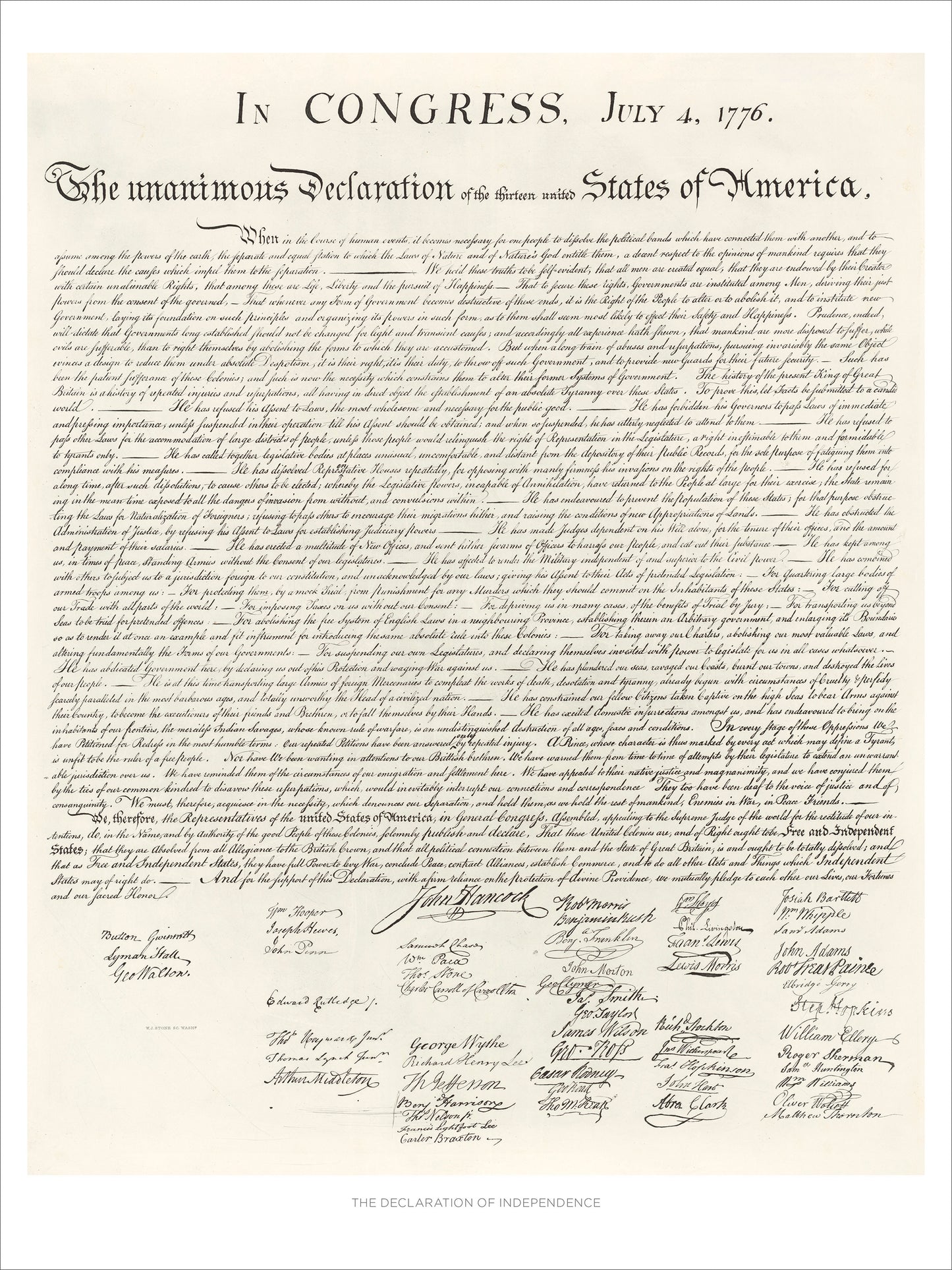 Gareth Fuller: Map of DC and The Declaration of Independence 1000-Piece Double Sided Jigsaw Puzzle_Interior_1