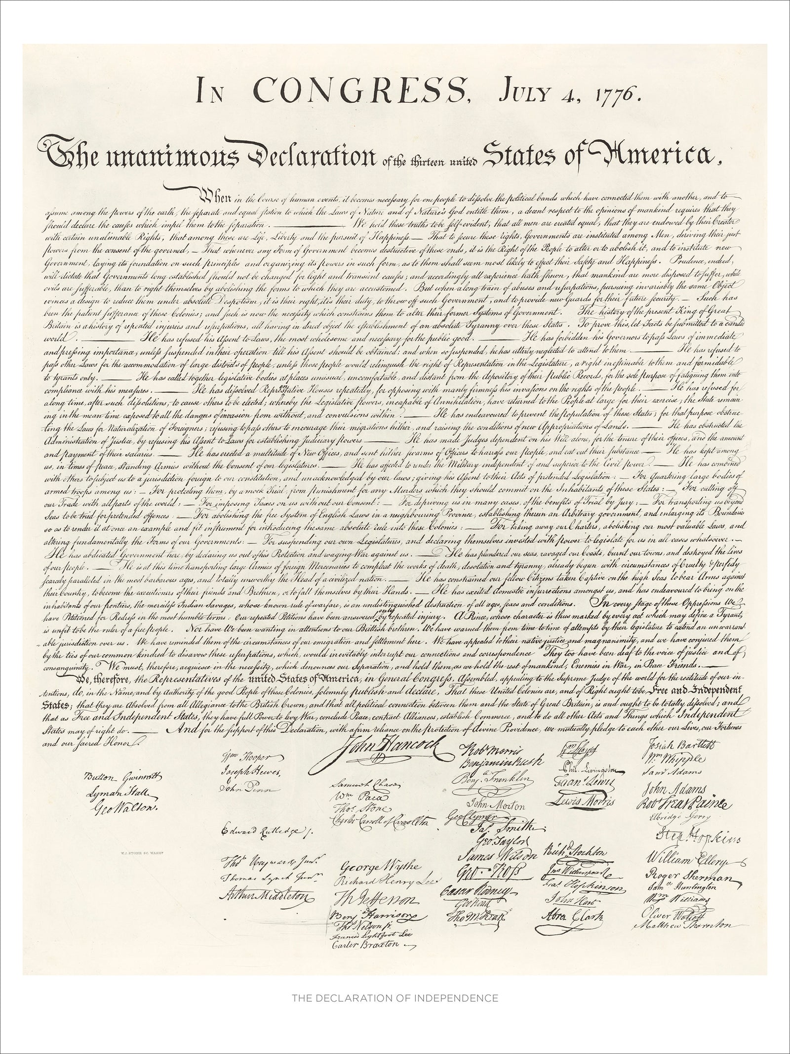 Gareth Fuller: Map of DC and The Declaration of Independence 1000-Piece Double Sided Jigsaw Puzzle_Interior_1