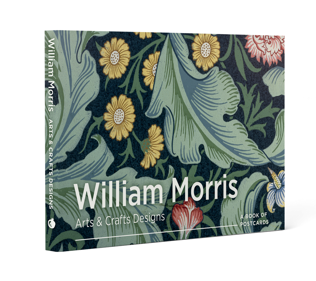 William Morris: Arts and Crafts Designs Book of Postcards_Front_3D