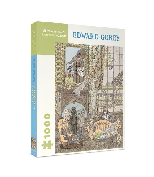 Edward Gorey: Frawgge Mfrg. Co. 1000-piece Jigsaw Puzzle – Pomegranate