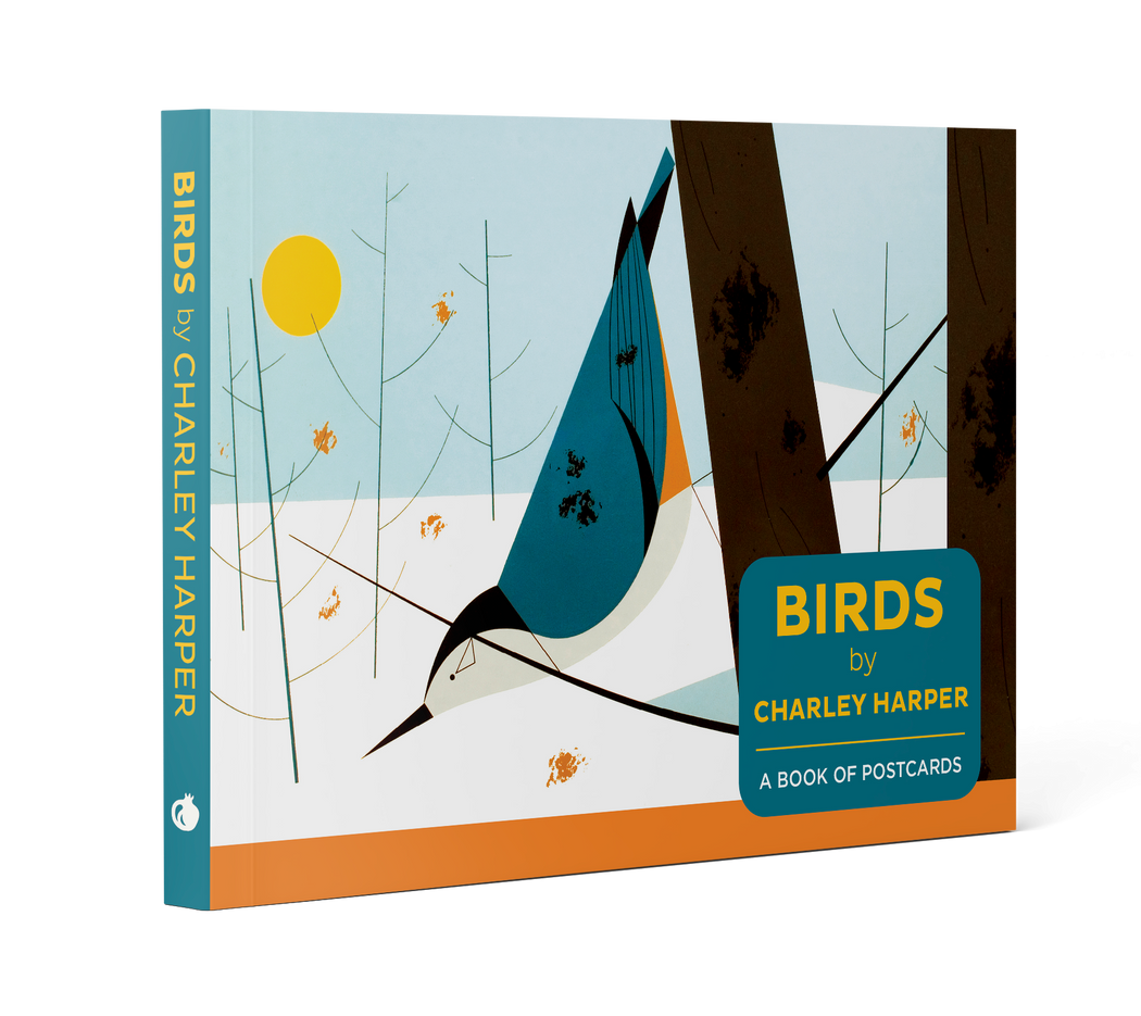 Birds by Charley Harper Book of Postcards_Front_3D