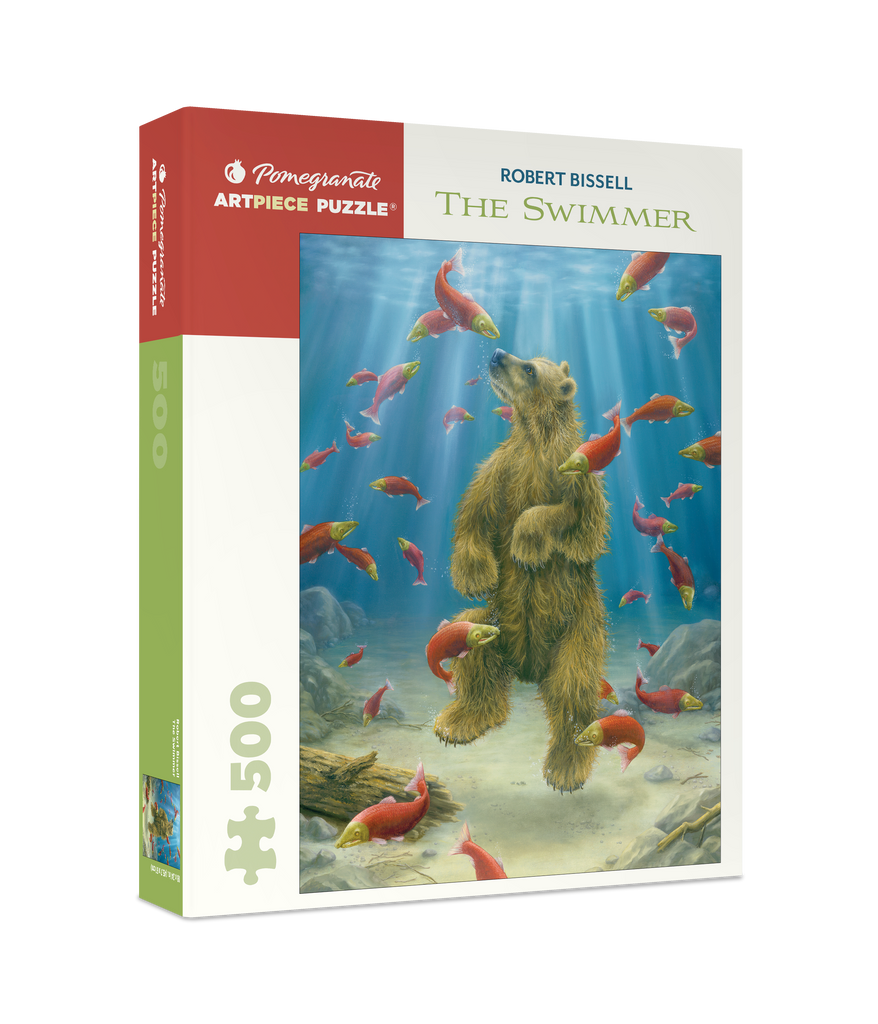 Robert Bissell: The Swimmer 500-piece Jigsaw Puzzle – Pomegranate Robert Bissell: The Swimmer 500-piece Jigsaw Puzzle – Pomegranate