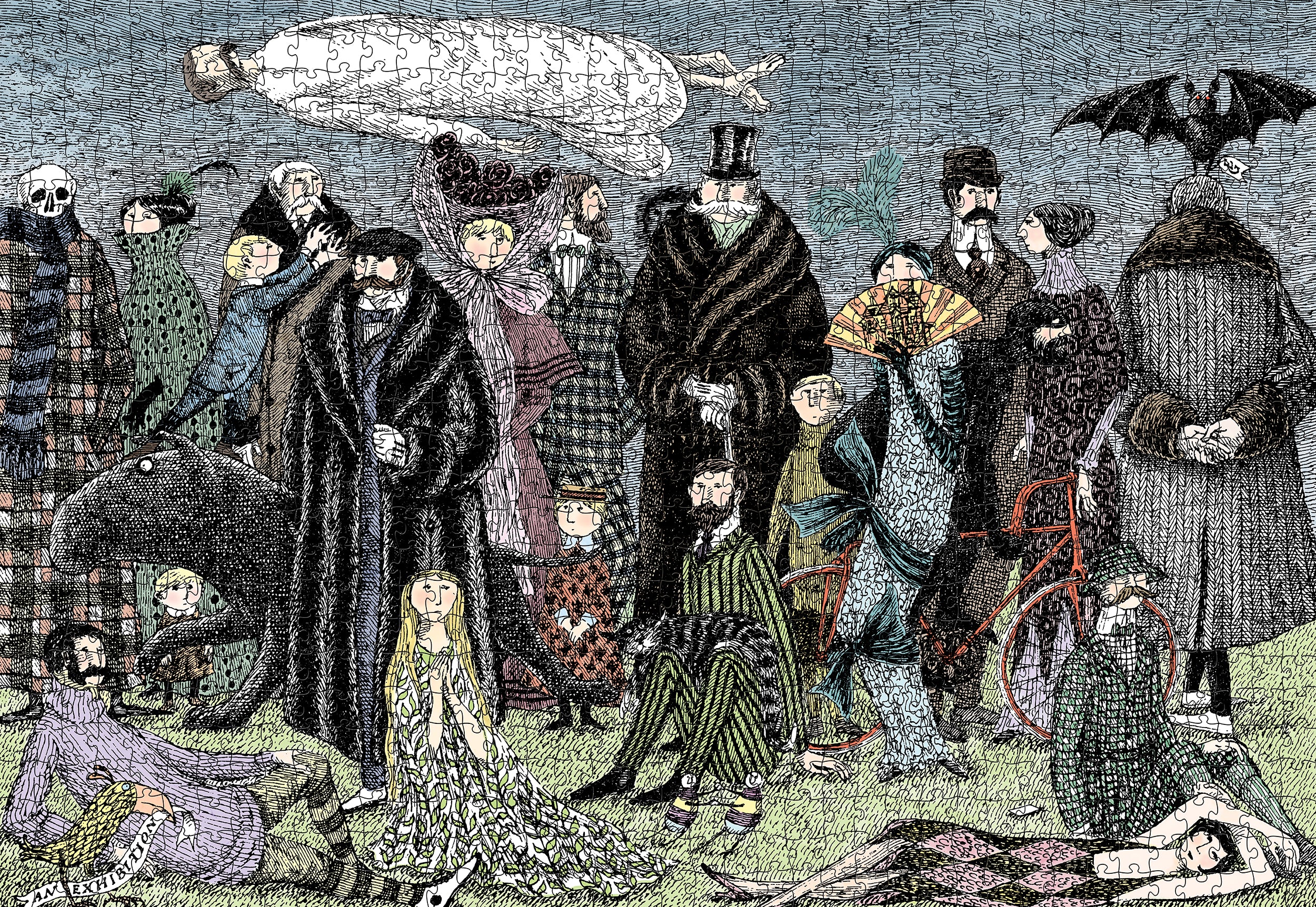 Edward Gorey 1000-piece Jigsaw Puzzle – Pomegranate